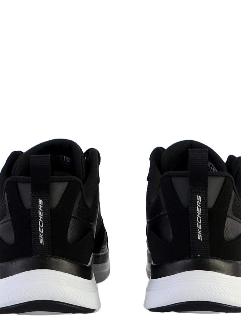 Basket Cuir Skechers Active Flow Noir - Kiabi