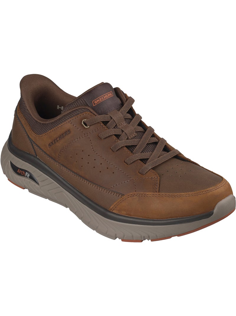 Basket cuir skechers arch fit crosser-felix Marron - Kiabi