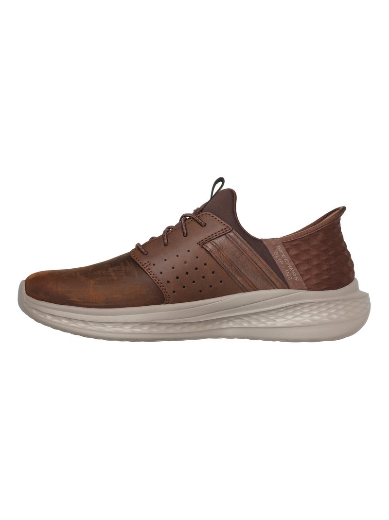 Basket Cuir Skechers Slade Zachary Marron - Kiabi