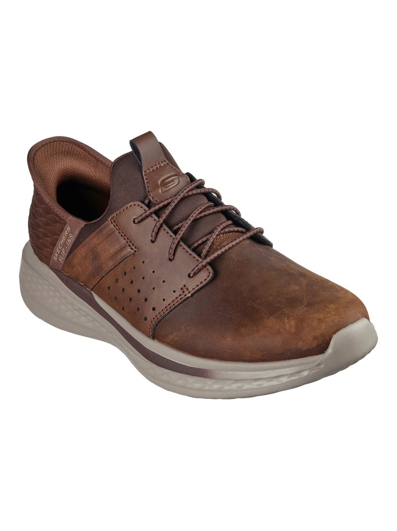 Basket Cuir Skechers Slade Zachary Marron - Kiabi