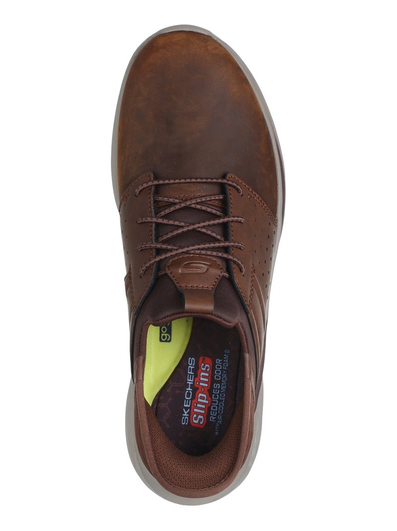 Basket Cuir Skechers Slade Zachary Marron - Kiabi