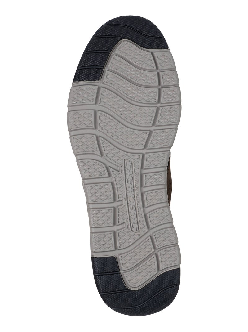 Basket Cuir Skechers Yates Marron - Kiabi