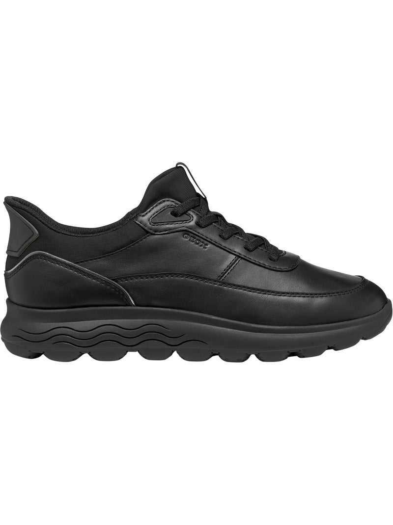 Basket cuir spherica plus geox Noir - Kiabi