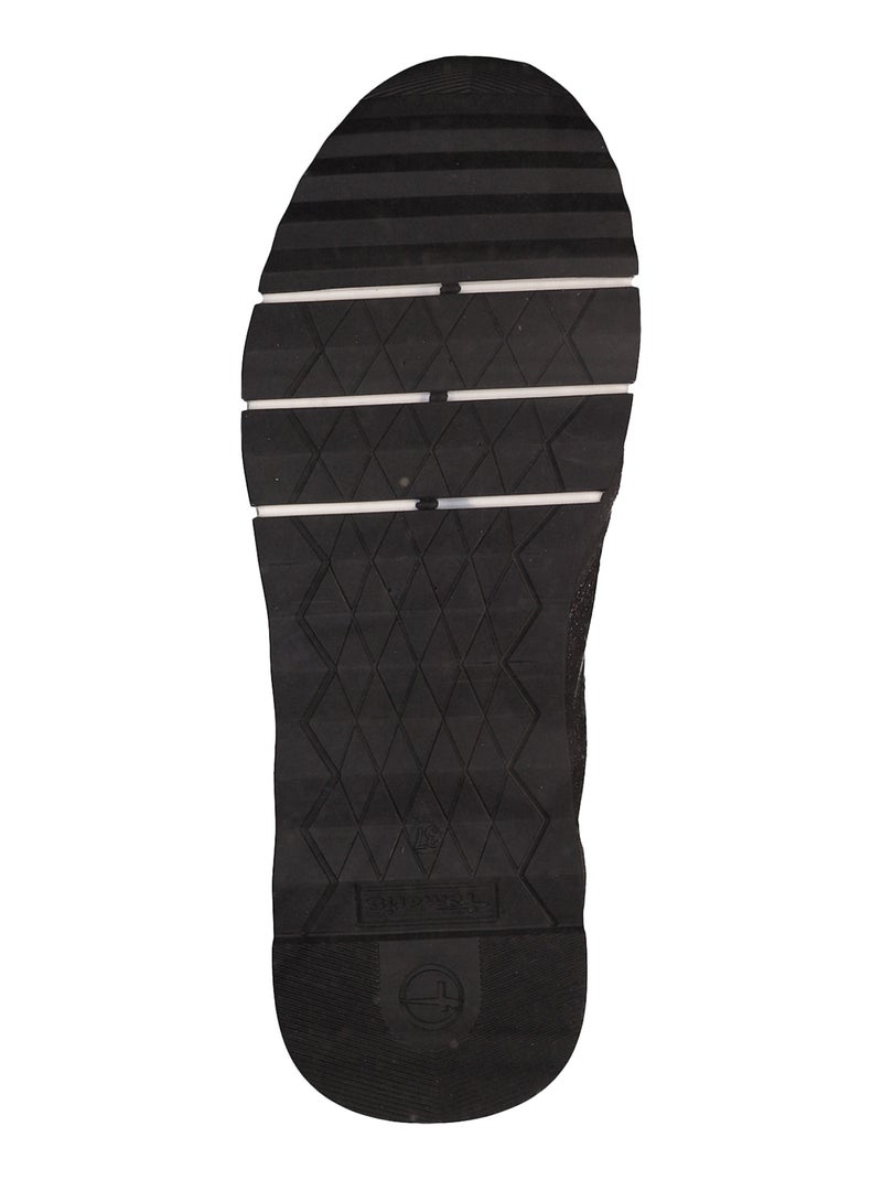 Basket Cuir Tamaris Argent - Kiabi