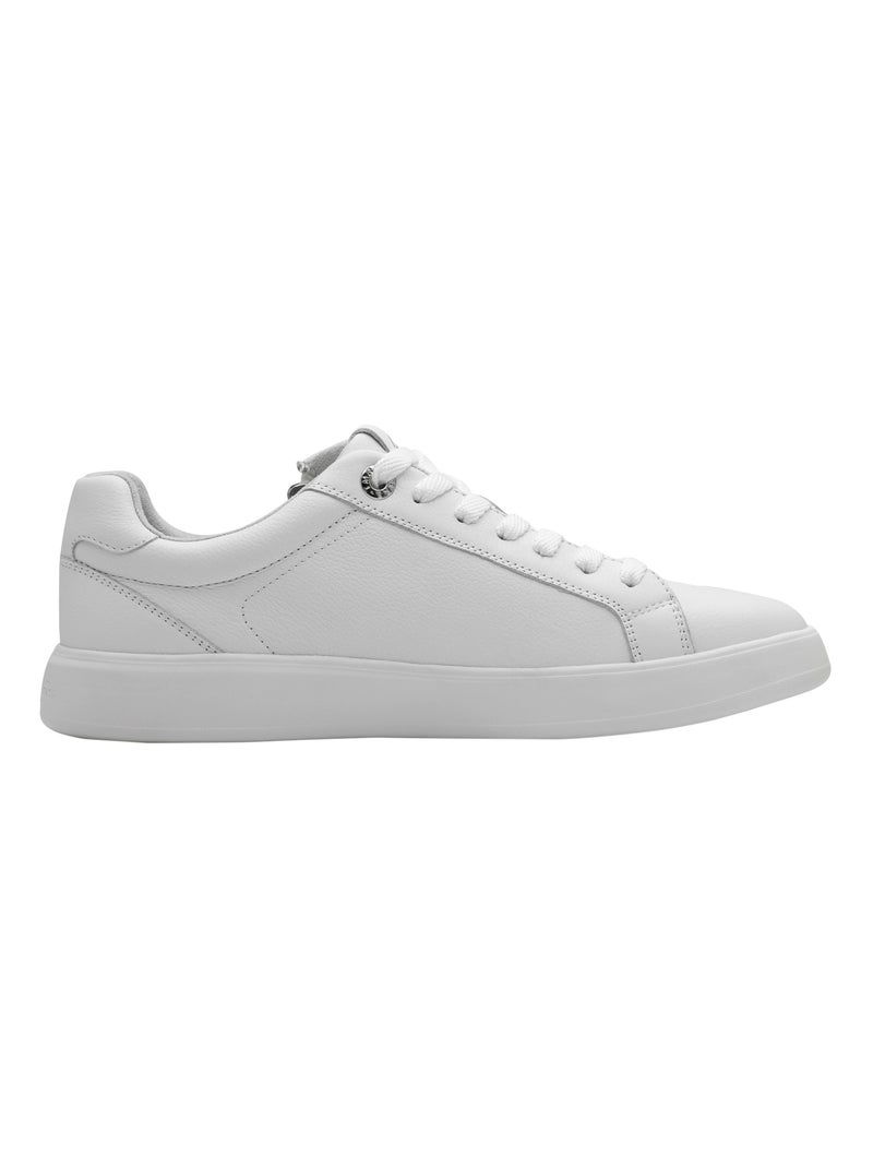 Basket Cuir Tamaris Blanc - Kiabi