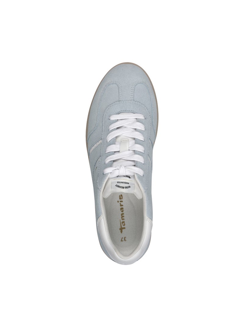 Basket Cuir Tamaris Bleu - Kiabi