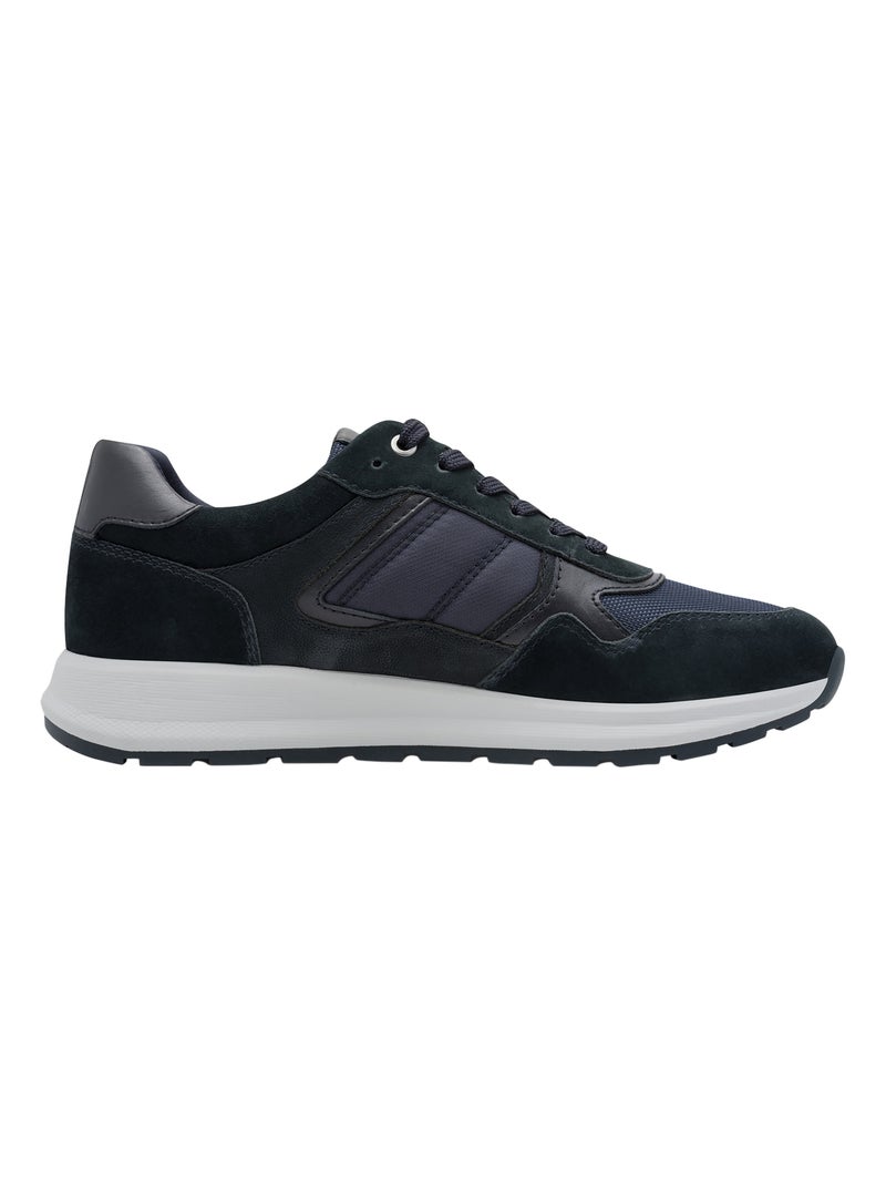 Basket Cuir Tamaris Bleu - Kiabi
