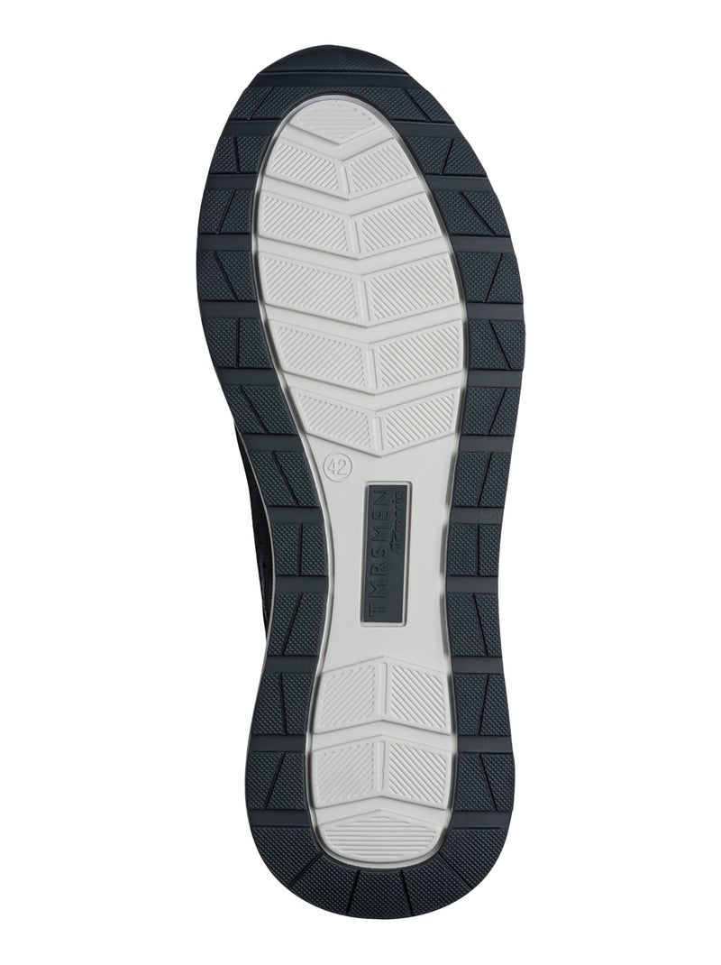 Basket Cuir Tamaris Bleu - Kiabi