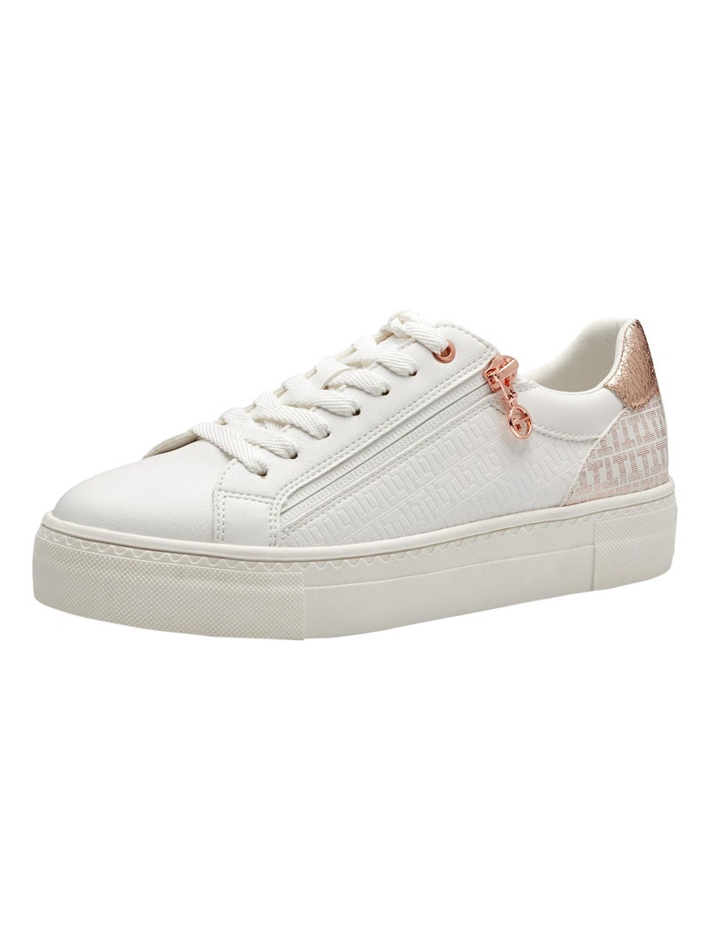 Basket Cuir Tamaris Comfort Blanc - Kiabi