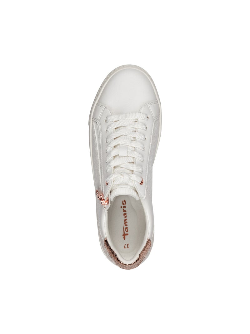 Basket Cuir Tamaris Comfort Blanc - Kiabi