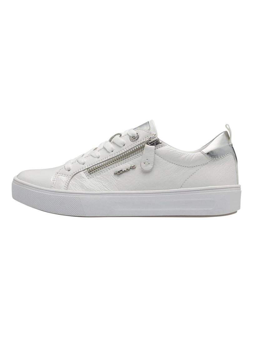 Basket Cuir Tamaris Comfort Blanc - Kiabi