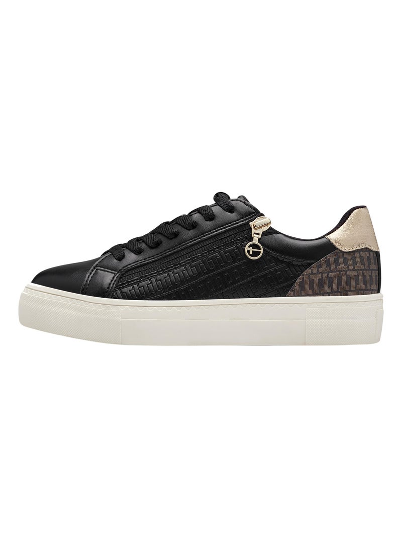 Basket Cuir Tamaris Comfort Noir - Kiabi