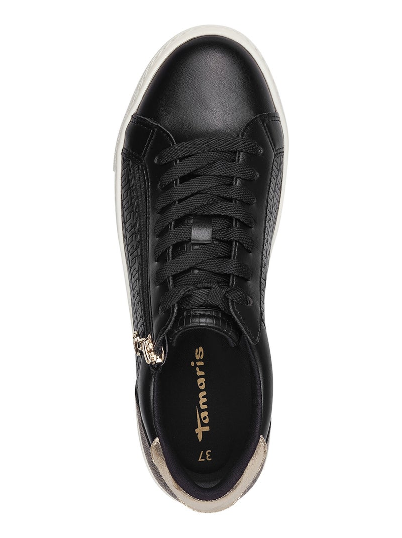 Basket Cuir Tamaris Comfort Noir - Kiabi