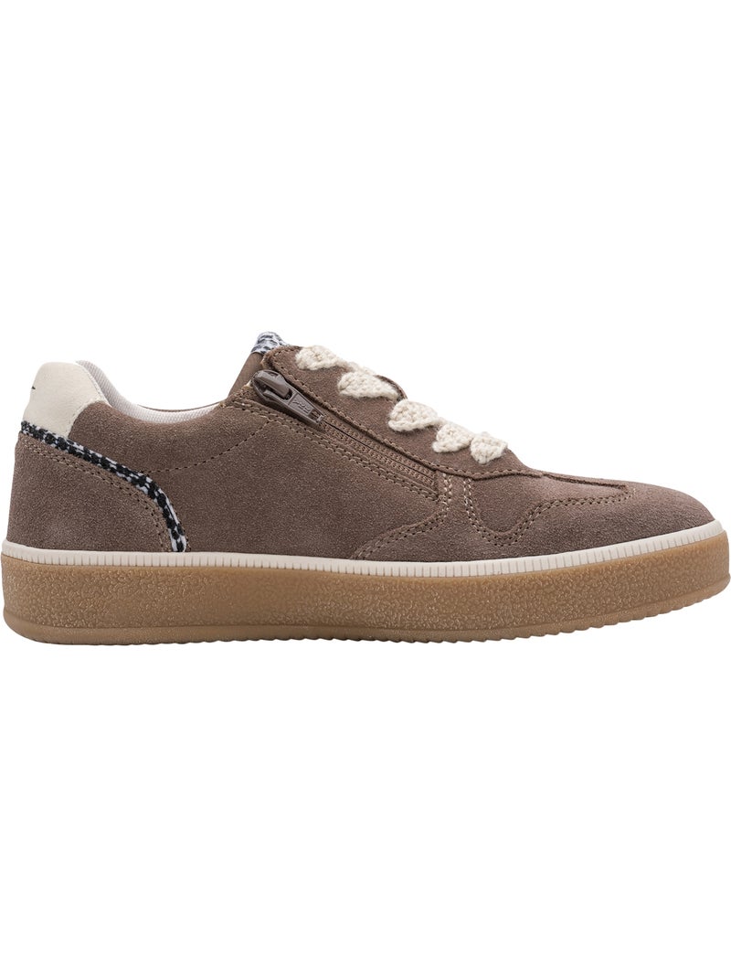 Basket cuir tamaris Gris - Kiabi
