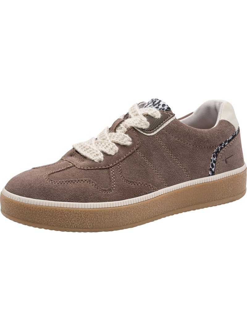 Basket cuir tamaris Gris - Kiabi