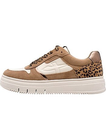 Basket cuir tamaris