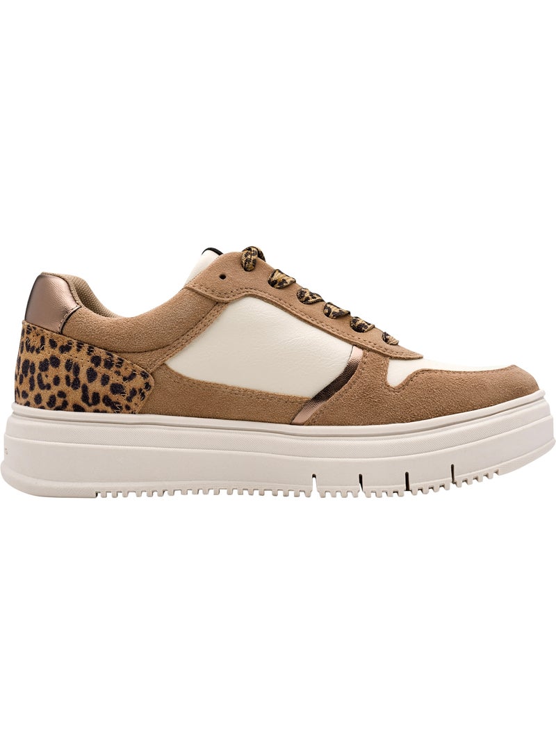 Basket cuir tamaris Multicolore - Kiabi