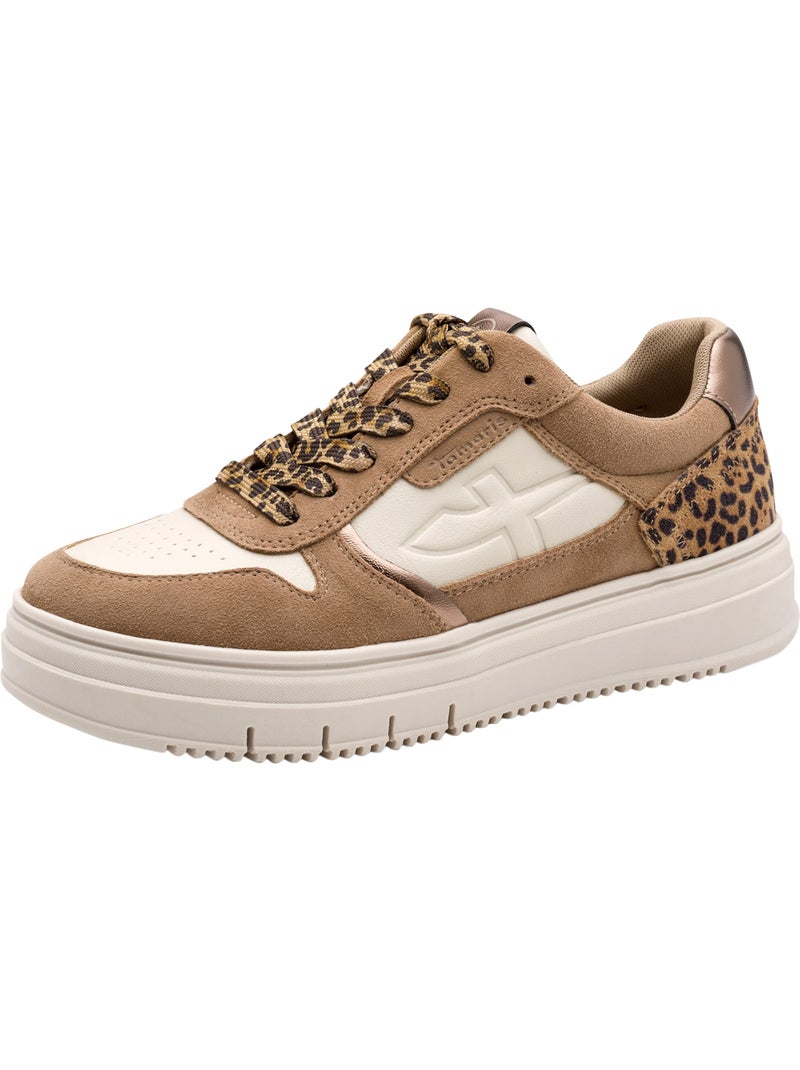 Basket cuir tamaris Multicolore - Kiabi
