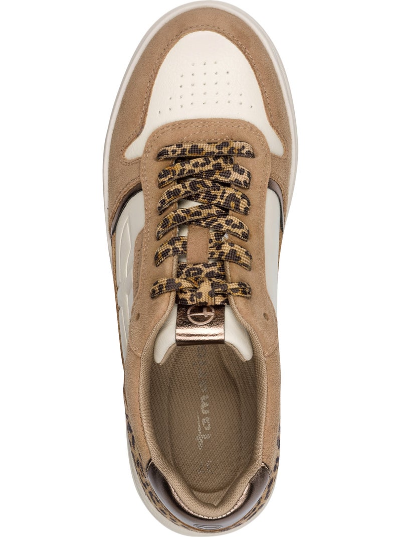 Basket cuir tamaris Multicolore - Kiabi
