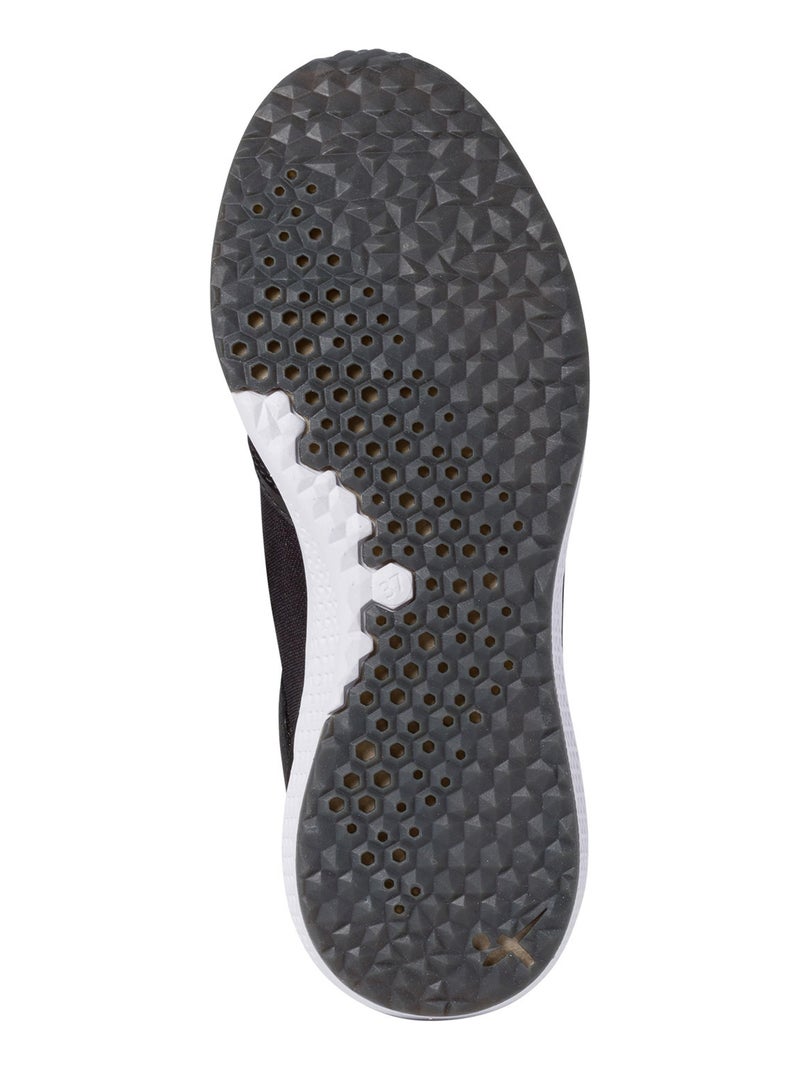 Basket Cuir Tamaris Noir - Kiabi