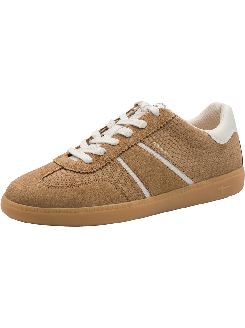 Basket Cuir Tamaris Taupe - Kiabi