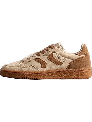 Basket cuir teddy smith