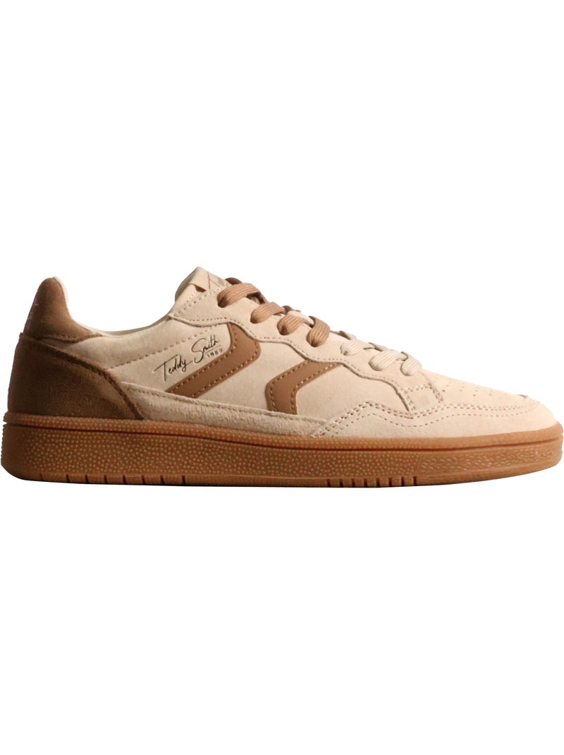 Basket cuir teddy smith Beige - Kiabi