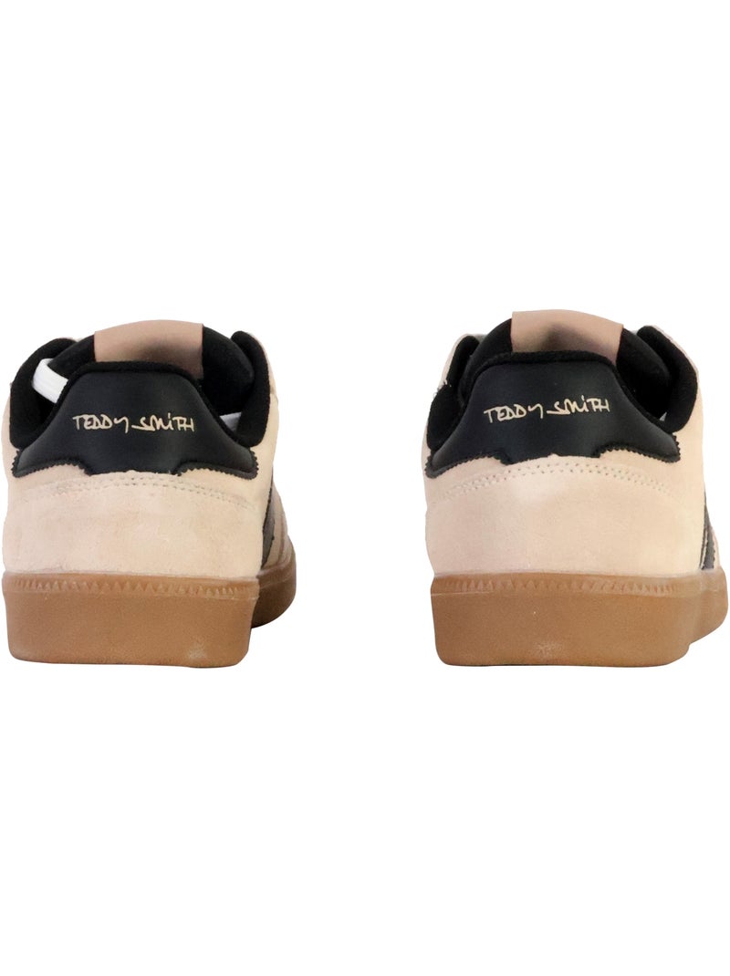 Basket Cuir Teddy Smith Beige - Kiabi