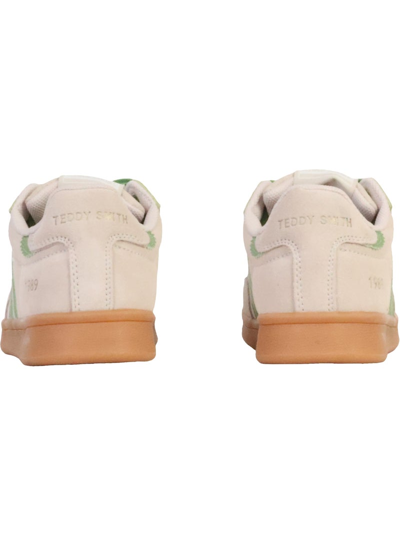 Basket Cuir Teddy Smith Beige - Kiabi