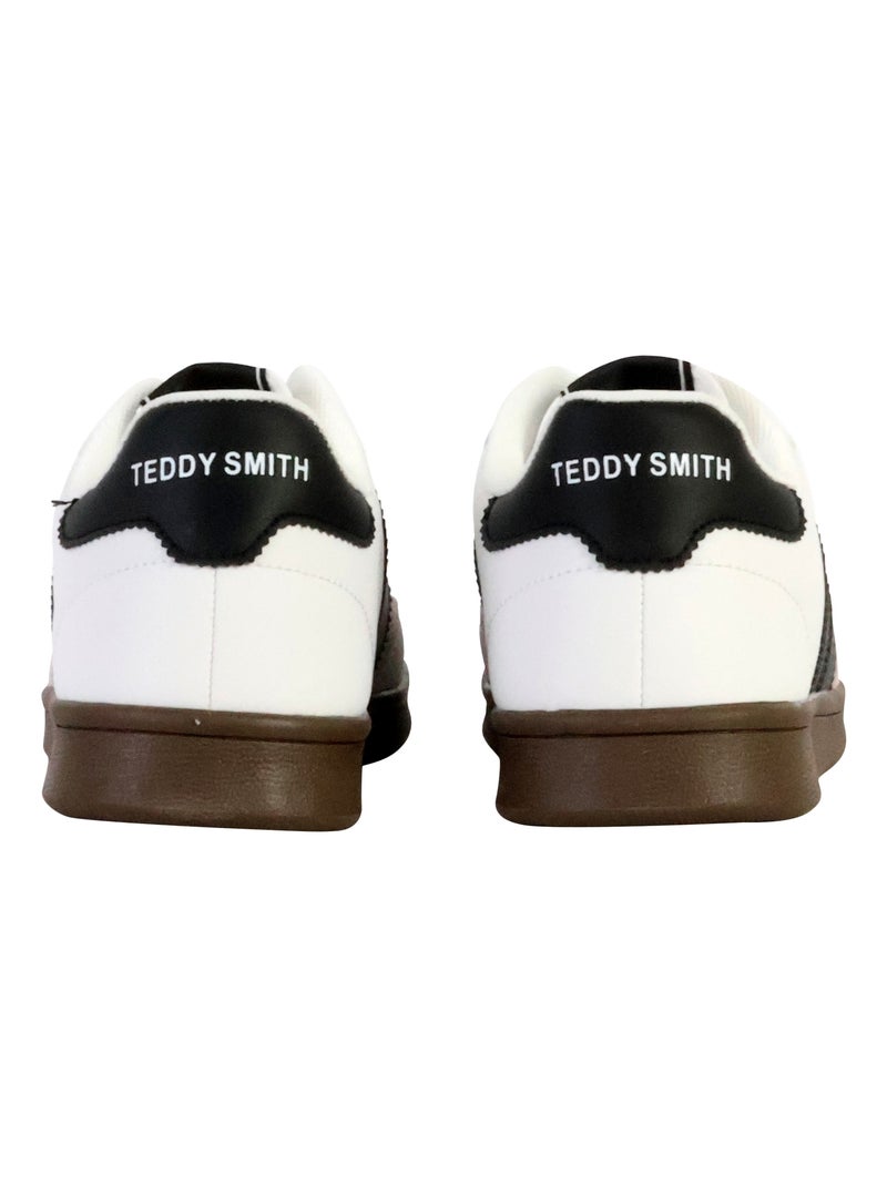 Basket Cuir Teddy Smith Blanc - Kiabi