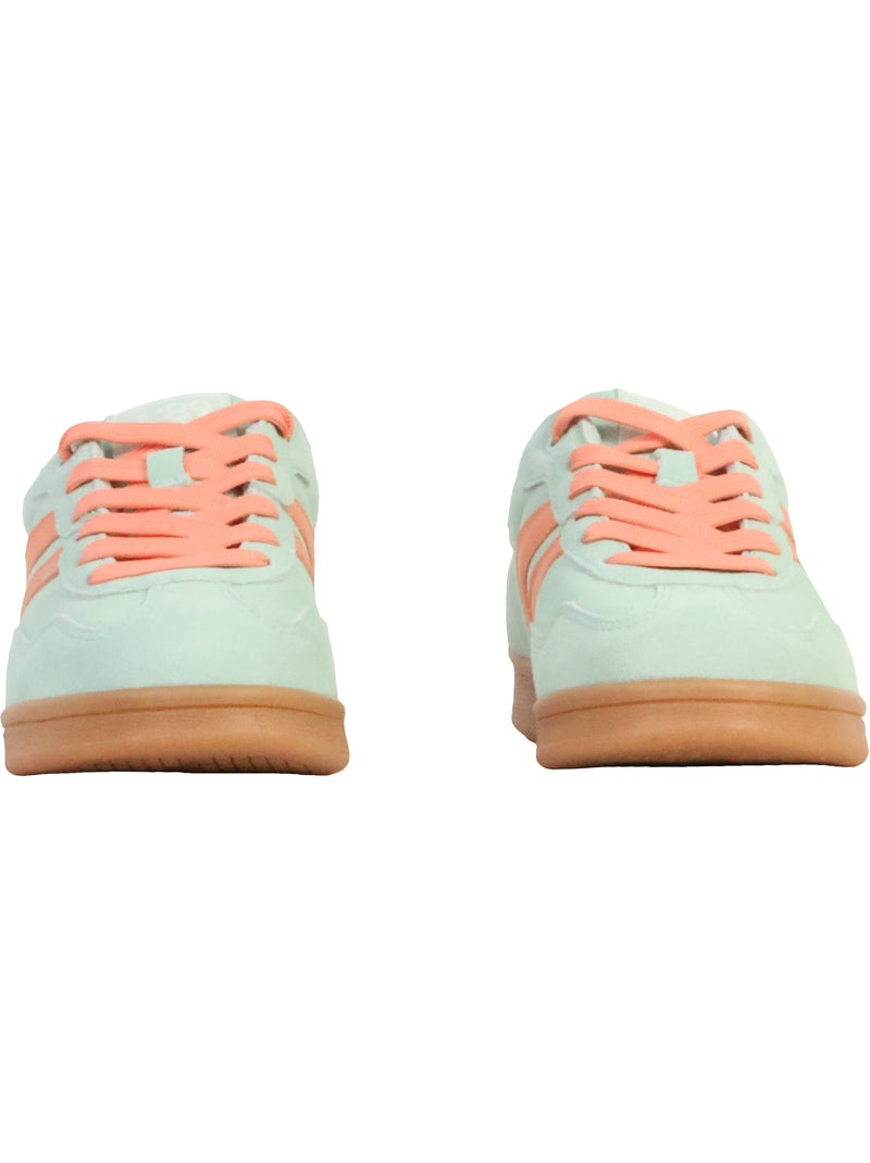 Basket Cuir Teddy Smith Bleu clair - Kiabi