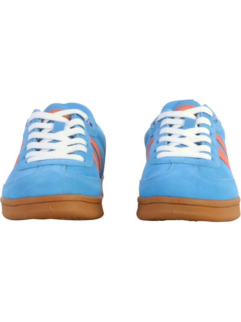 Basket Cuir Teddy Smith Bleu - Kiabi