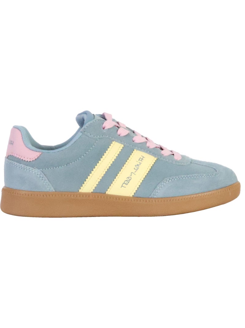 Basket Cuir Teddy Smith Bleu - Kiabi