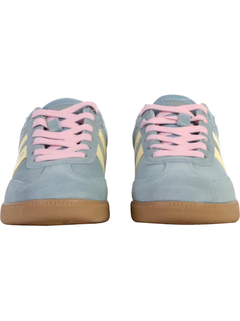 Basket Cuir Teddy Smith Bleu - Kiabi