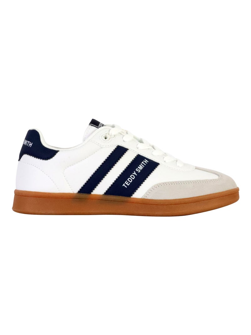 Basket Cuir Teddy Smith Bleu marine - Kiabi