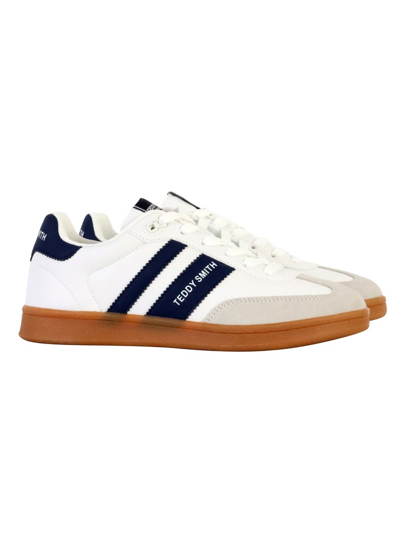 Basket Cuir Teddy Smith Bleu marine - Kiabi