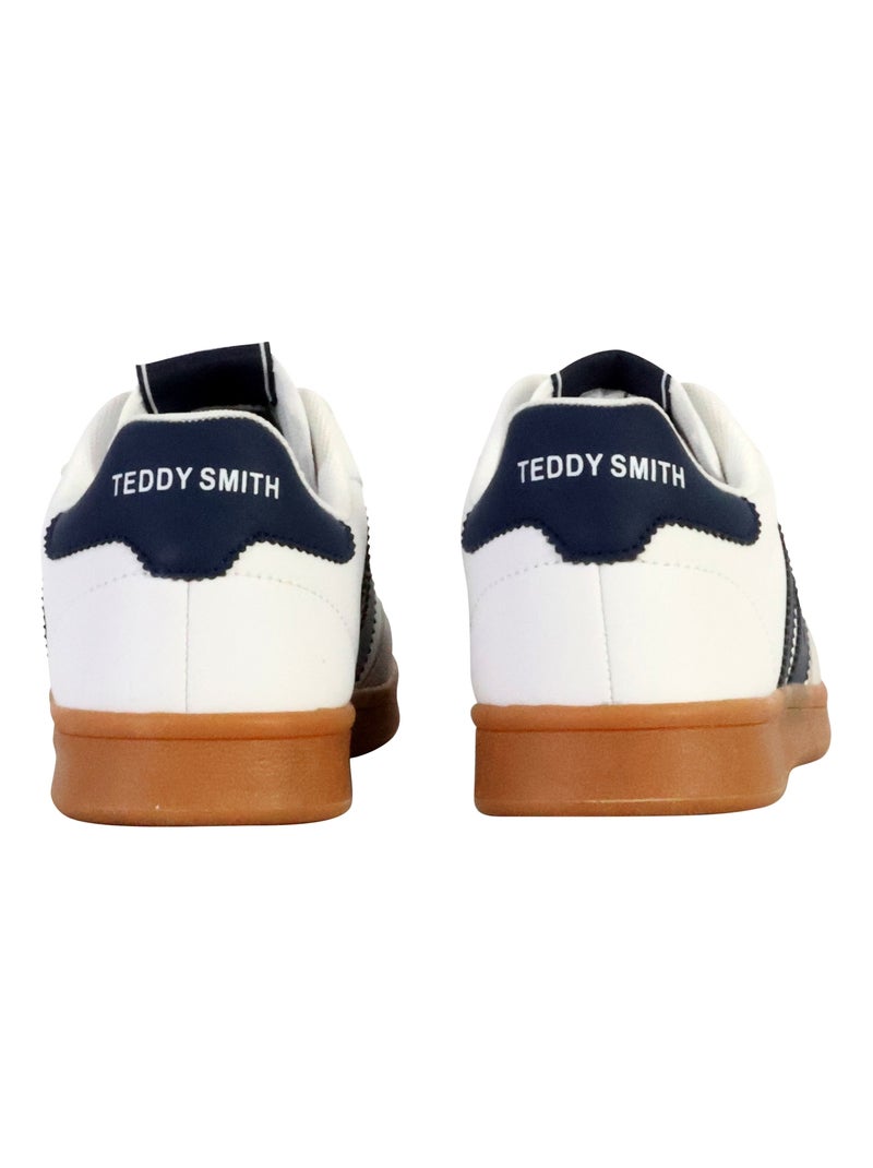 Basket Cuir Teddy Smith Bleu marine - Kiabi