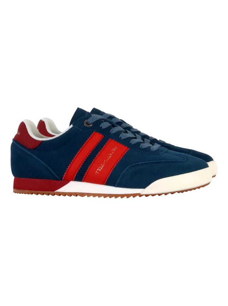 Basket Cuir Teddy Smith Bleu marine - Kiabi