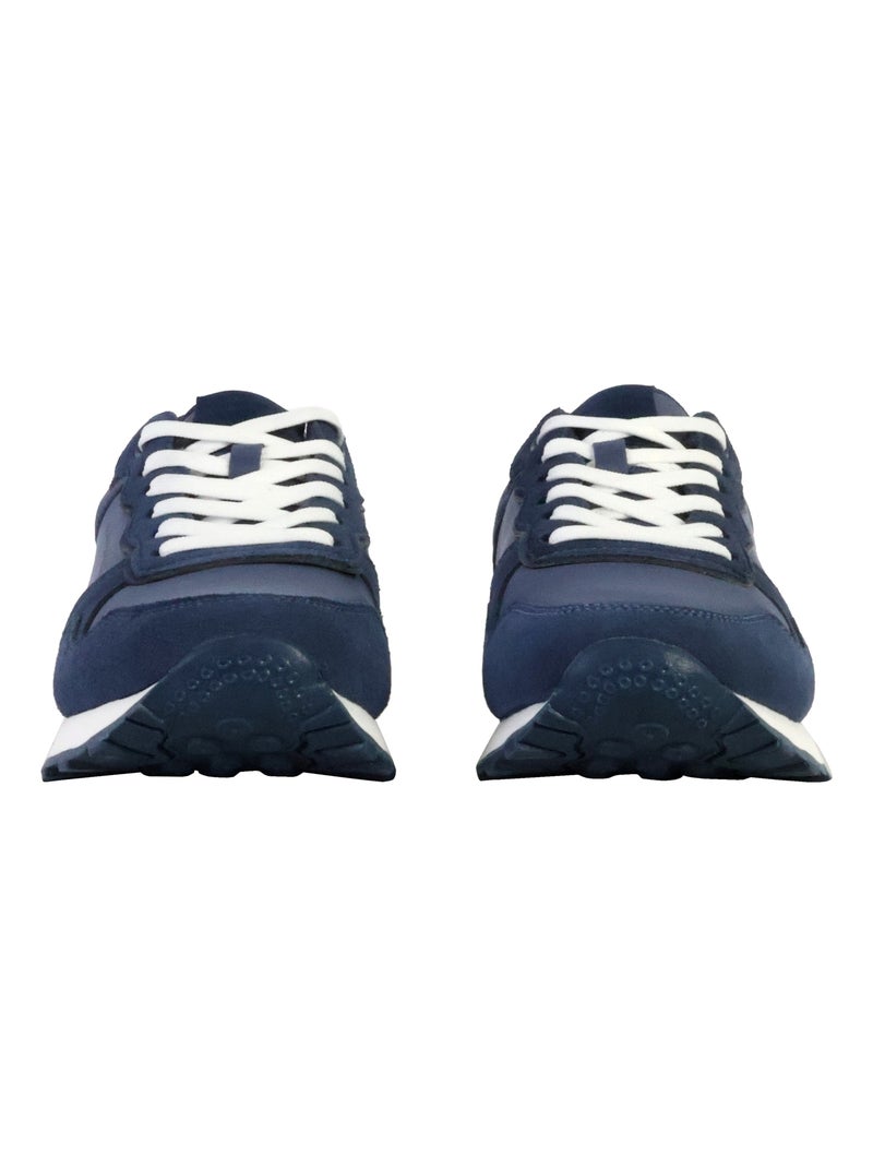 Basket Cuir Teddy Smith Bleu marine - Kiabi