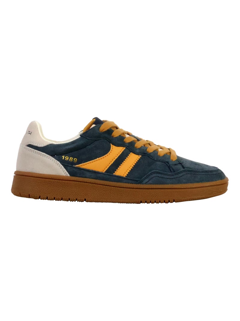 Basket Cuir Teddy Smith Bleu marine - Kiabi