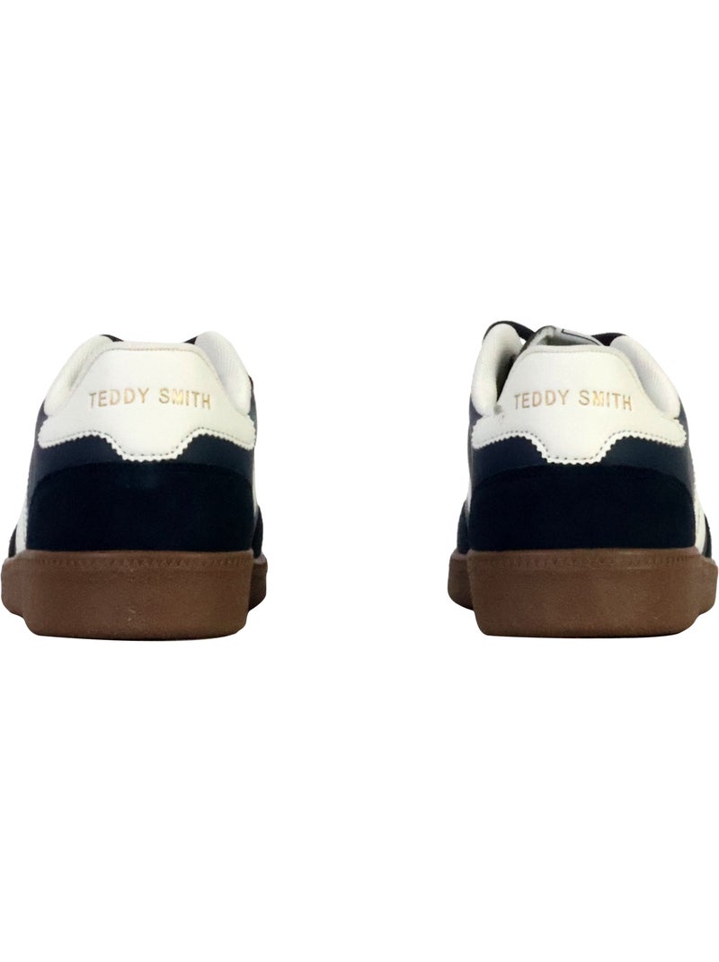 Basket Cuir Teddy Smith Bleu marine - Kiabi
