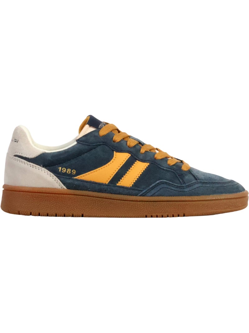 Basket Cuir Teddy Smith Bleu marine - Kiabi