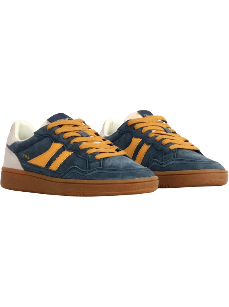 Basket Cuir Teddy Smith Bleu marine - Kiabi