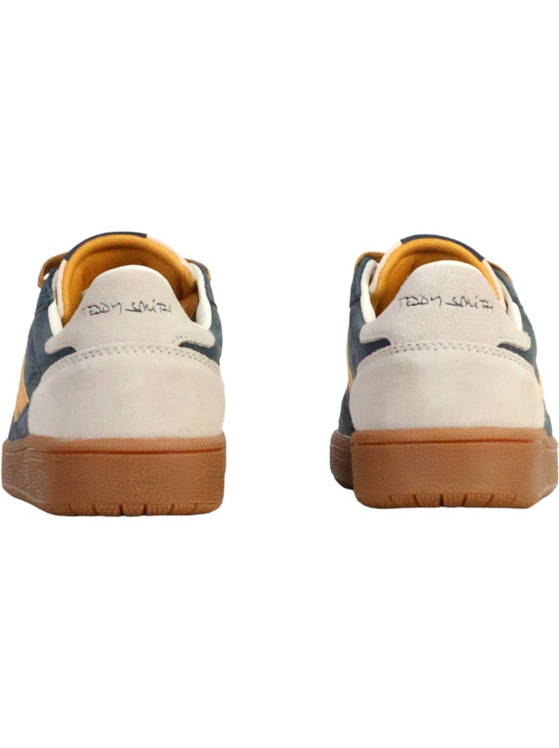 Basket Cuir Teddy Smith Bleu marine - Kiabi