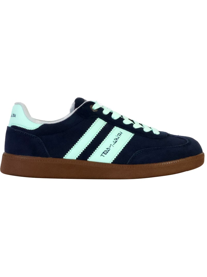 Basket Cuir Teddy Smith Bleu marine - Kiabi