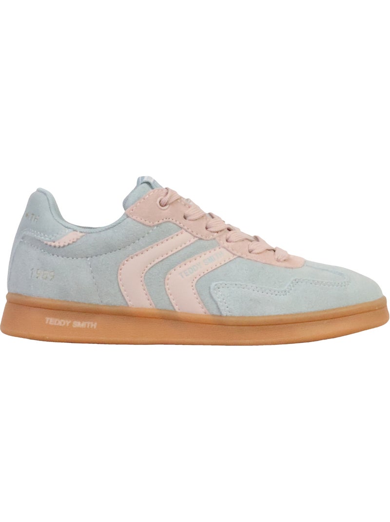 Basket Cuir Teddy Smith Bleu - Kiabi
