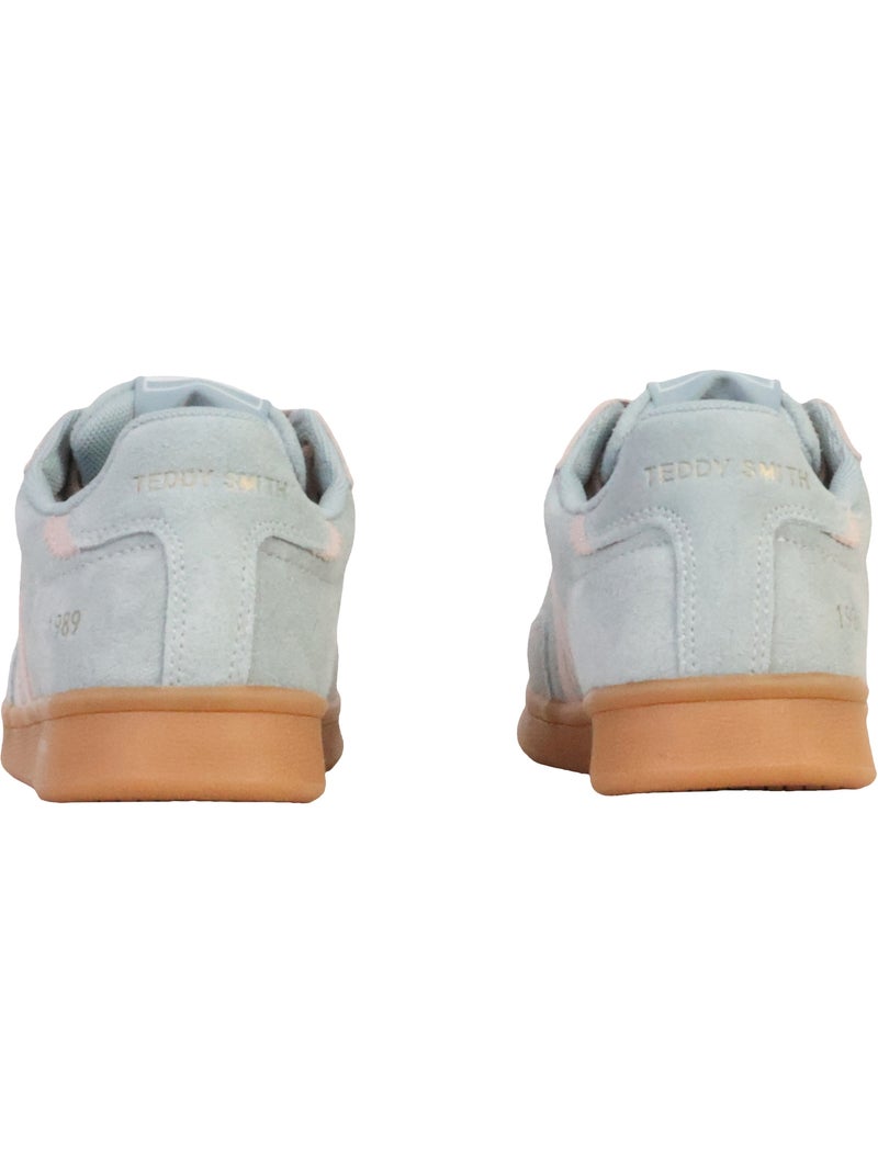 Basket Cuir Teddy Smith Bleu - Kiabi