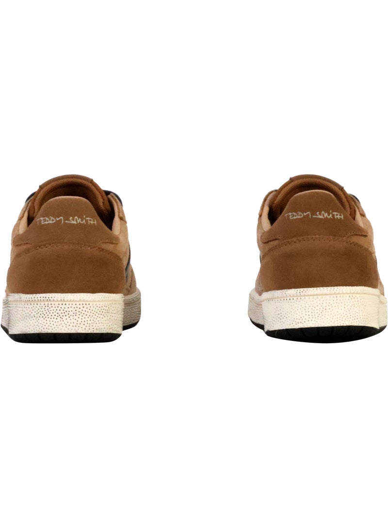 Basket Cuir Teddy Smith Camel - Kiabi