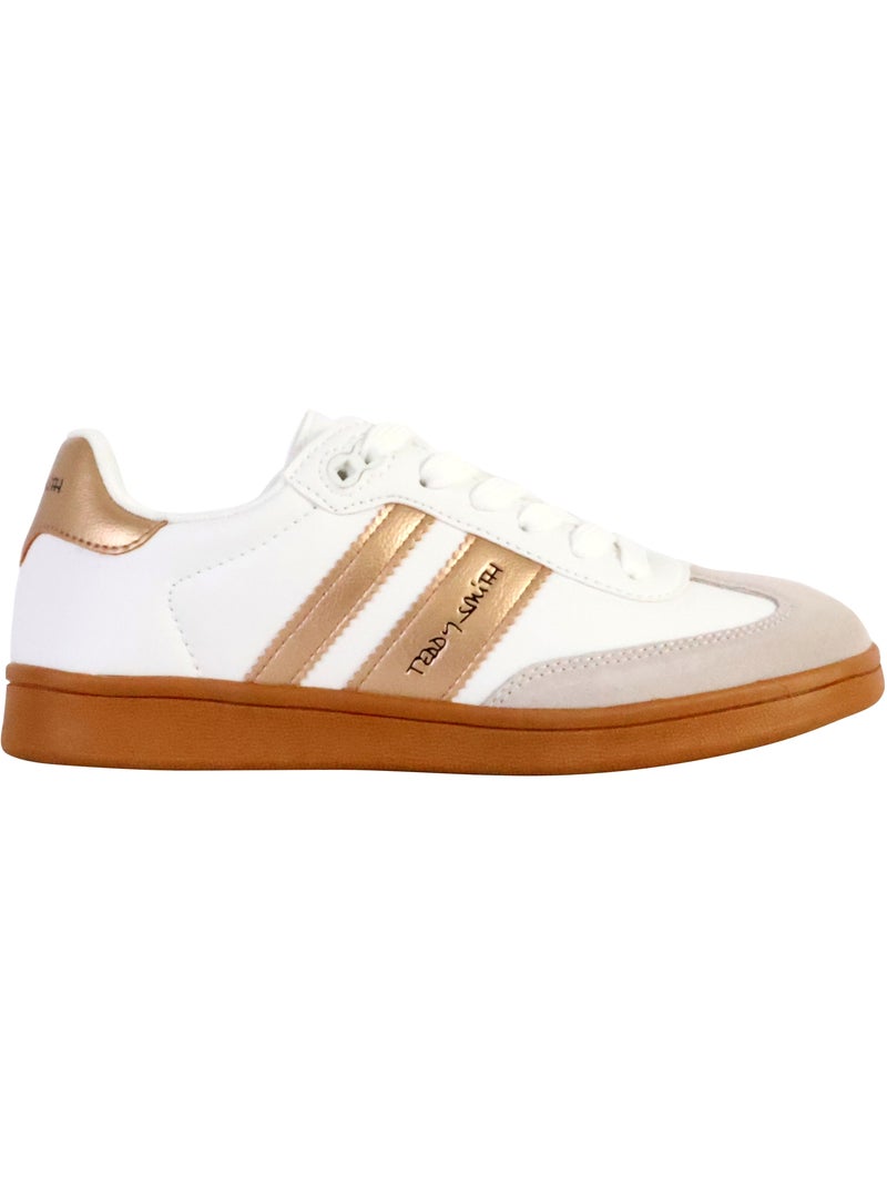 Basket Cuir Teddy Smith Doré/or - Kiabi