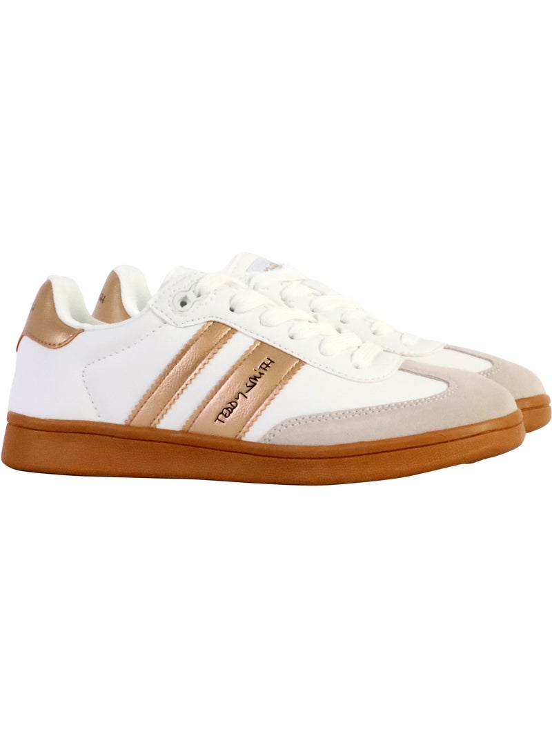 Basket Cuir Teddy Smith Doré/or - Kiabi
